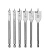 wood Drill Bit Set, 6 Pieces, 10,12,16,18,20,25mm Sizes, Hex Shank,
