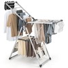Giantex Clothes Drying Rack, 2-Layer Aluminum Foldable Laundry Drying Rack