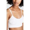Yummie ummie Women's Convertible Scoop Neck Bralette, White, Small-Medium