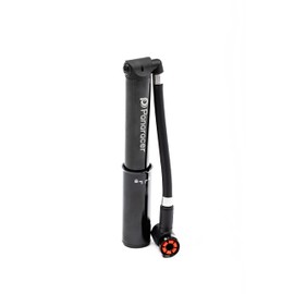 Panaracer BMP-23AEZ-B Bicycle Air Pump, Portable Pump, Compatible with Presta and Schrader Valves, High Pressure, Aluminum, Black