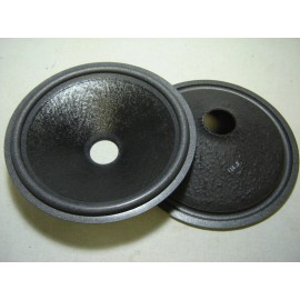 Unbranded Pair 10" Paper Speaker Cones - Recone Parts - 136-2