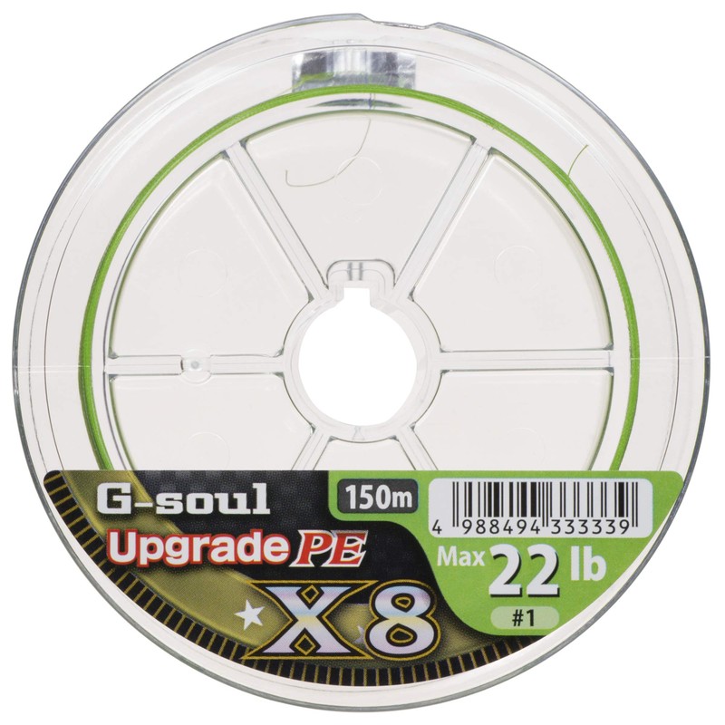 YGK G Soul X8 Upgrade PE Braid 1.0/22 lb /150m