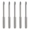 sourcing map 5pcs PH0 Phillips Screwdriver Bit 5/32" Hex Shank