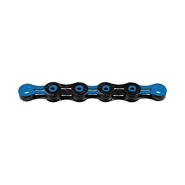 KMC Unisex's X10-SL X10SL DLC 10 Speed Chain-Black/Blue, 116 Link