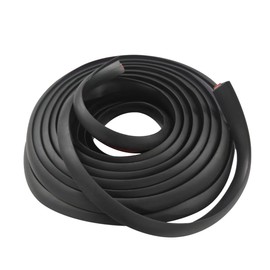 ZIMISI 5M/16.5FT Self Adhesive T-Shape Rubber Seal Strip, Universal Car Windshield Edge Moulding Protector Trim, Soundproof Weather Draft Filler Strip for Car Truck (6×10mm)