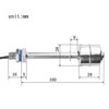 Elecall 4"Float Switch Stainless Steel Tank Water Level Sensor 110V