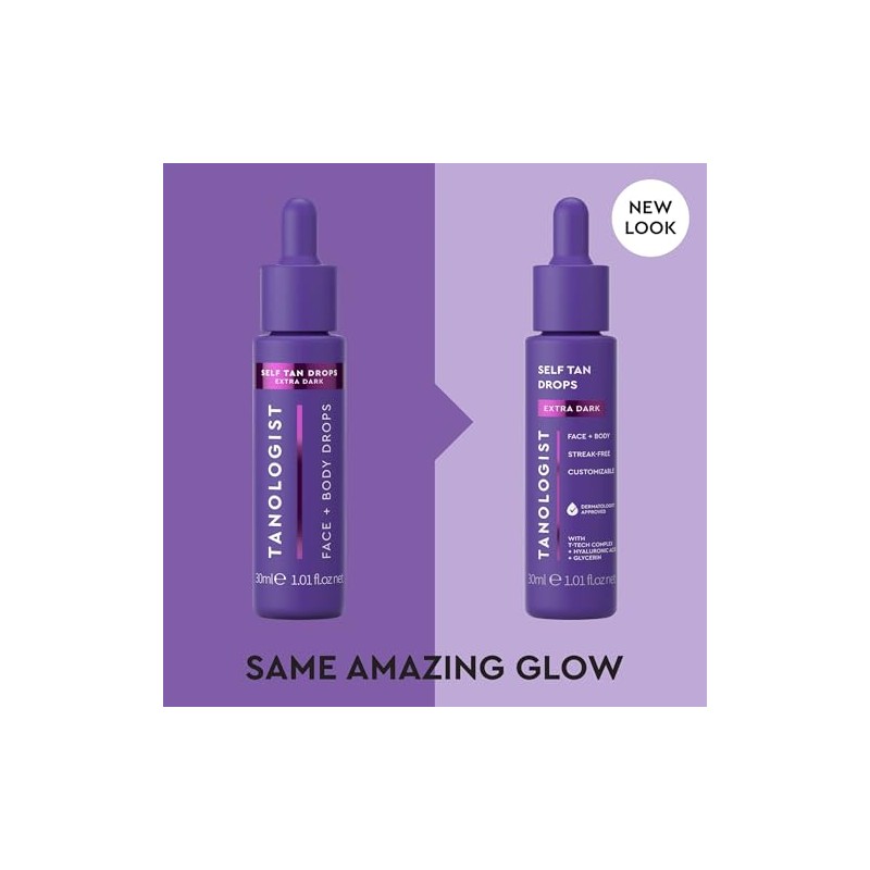 TANOLOGIST, Self Tan Drops, Serum Autobronceador Facial y Corporal con