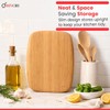 DIVCHI Bamboo Cutting Board Wooden Chopping Board for Kitchen Durable