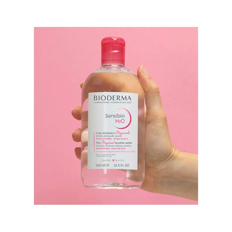 Bioderma Sensibio H2o, Agua Micelar Dermatológica, 500 Ml