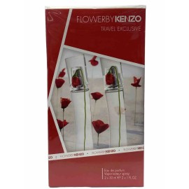 KENZO FLOWER By Kenzo FOR WOMEN TRAVEL EXCLUSIVE EDP 2 X 30ML EACH SPRAY