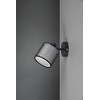 Trio Leuchten Burton 811400132 Wall Spotlight Metal Matte Black Fabric