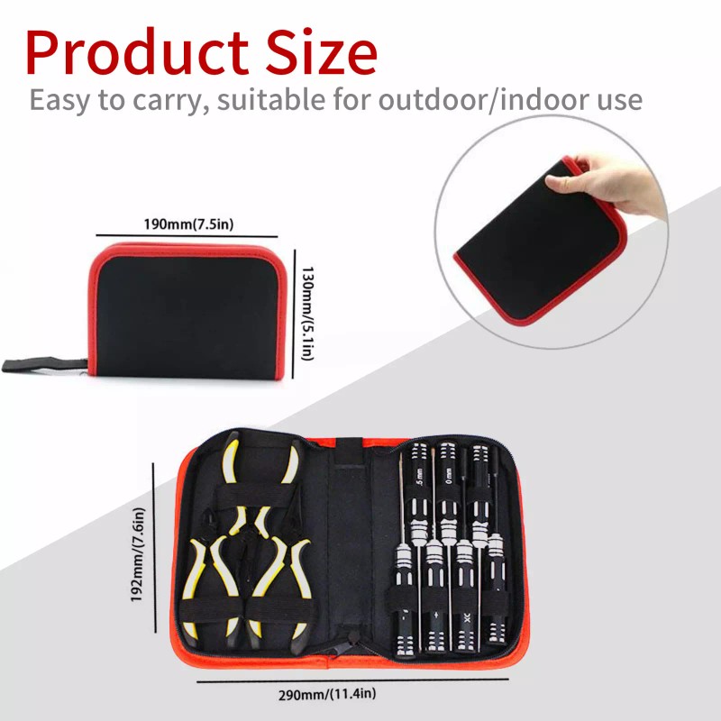 Buddy RC 10 In 1 RC Hobby Screwdriver Pliers Tool