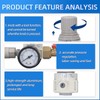 Air Compressor Replacement Pressure Regulator AR2000 1/2 Inch NPT Air
