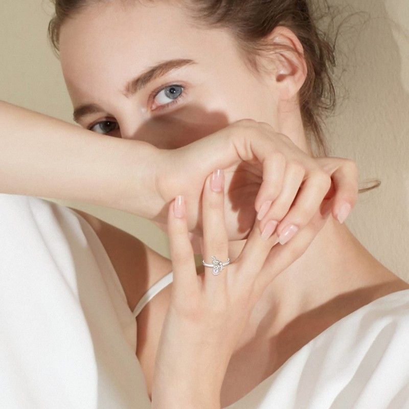 Elephant Ring 925 Sterling Sliver Pearl ring