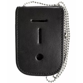 Unbranded Neck Chain Badge Holder With ID Window And Hidden Inside Pouch