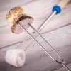 Barbecue Forks- 5 Pack Marshmallow Roasting Sticks Extendable Stainless Steel