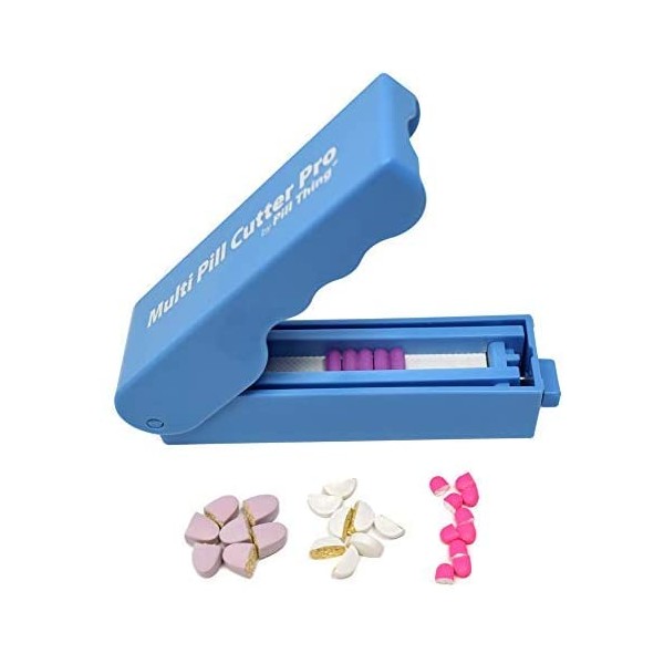 Multi Pill Cutter Pro - Large Pill Splitter Cuts Multiple Pills Easily, Cleanly & Precisely - Unconditionally Guaranteed