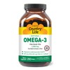Country Life Omega-3 Fish Oil Supplement, 1000mg, 180mg EPA &