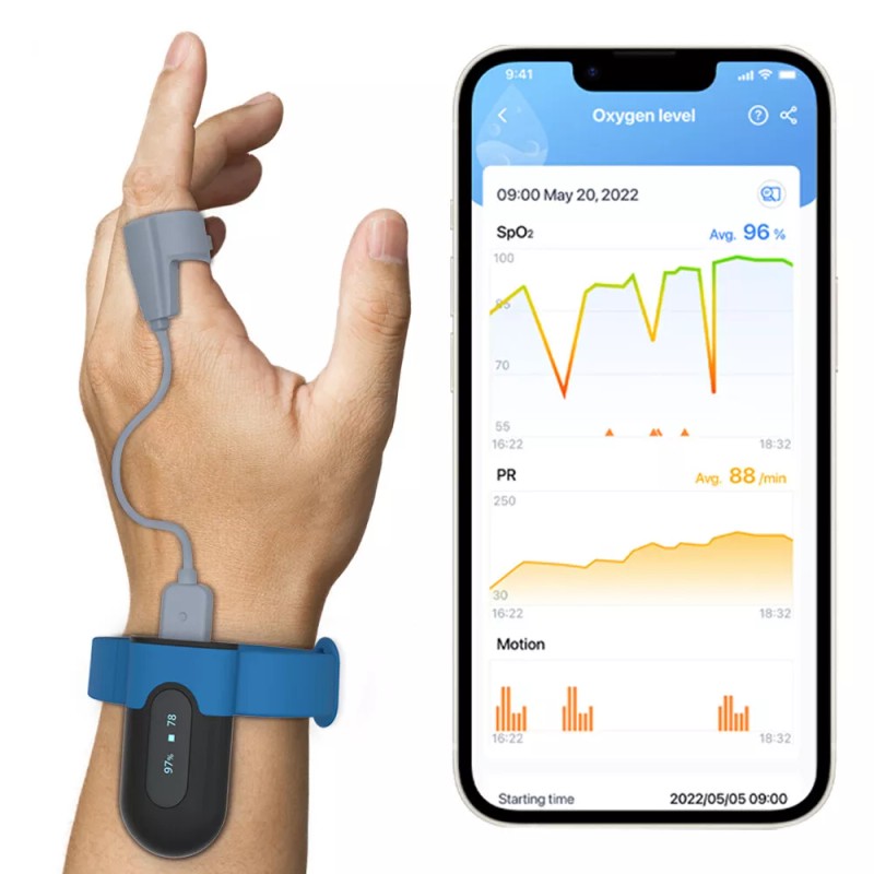 Wellue O2 Sensor Ring for Wellue Pulse Oximeter SleepU, Visual