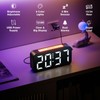 HOMVILLA Alarm Clock, Digital Mains Powered Alarm Clock with Adapter