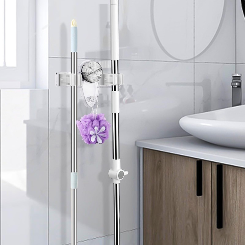 LELE LIFE 2 Pack Broom Holder Mop Hanger - Strong