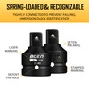 Mr.wintek 1" F to 3/4" M Impact Socket Adapter, Cr-Mo