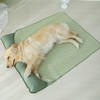Dog Cooling Mat Breathable Portable Rattan Bed Pet Summer Sleeping