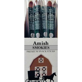 Premium Amish Beef Sticks - 21ct - Individually Wrapped (Jalapeno)