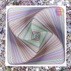 Bgraamiens Puzzle-Twisted 3D Colorful squares-1000 Pieces Square Puzzle Color Challenge