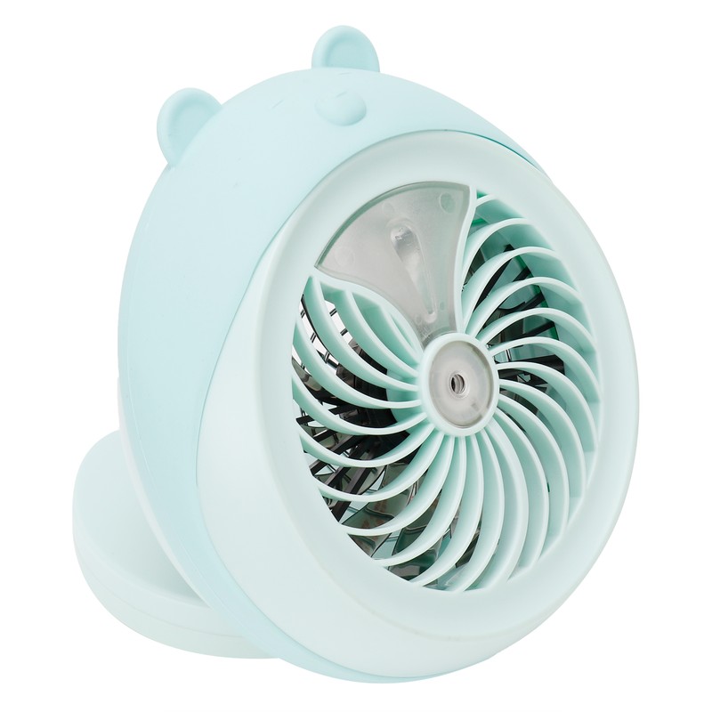 Cute Desktop Mini Fan Portable Humidifying Mist Spray Fan for