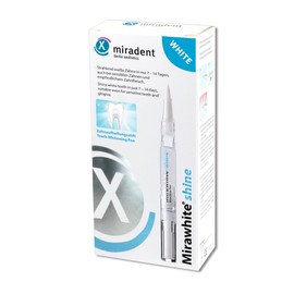 miradent Mirawhite Shine Whitening Gel 1.8 ml | Hygienic Pen Application | Whitening Effect | Teeth Whitening for White Teeth | Gentle Peroxide-free Teeth Whitening with Active Oxygen