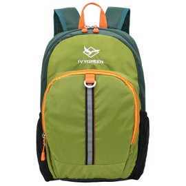 IVYGREEN Little Kids Hiking Backpack, Travel Backpack for Boys or Girls, Ideal for a Day Outdoor Adventures (Armygreen, Toddler - Small)