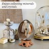 Big Stone Egg Figurine, Polished Healing Crystal 3.6inch Easter Eggs