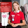 Nurse Badge Reels, Pink Bow Retractable ID Holder with 360°