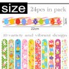 Mienocol 24 PCS Easter Slap Bracelets Wristband Slap Bands,Easter Party