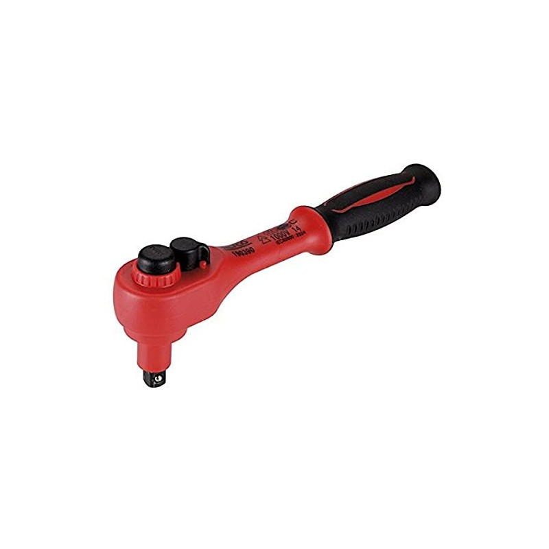 alyco 190390 – 1/4 Ratchet Wrench Insulated 150 mm
