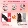 S-noilite Nano Hair Extensions Real Human Hair Bleach Blonde -