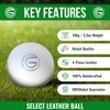 ONEGlobal Select Leather Cricket Ball | 100% Handcrafted, 156g -