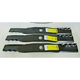 XHT 3 USA Predator Mulching Blades Compatible with KUBOTA K5647-34340 ZD326S ZD21F-60P 60" Cut 1-1/8