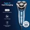 SweetLF Electric Razor for Men with Pop-Up Trimmer, IPX7 Waterproof