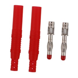 LABRIMP 2pcs Banana Plug Adapter Solderable Safety Connector for Speaker Wire Durable Insulated Shell High Conductivity for DIY Wiring