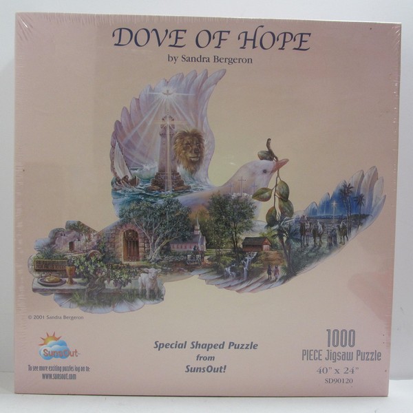 SunsOut Dove of Hope 1000 Piece Jigsaw Puzzle