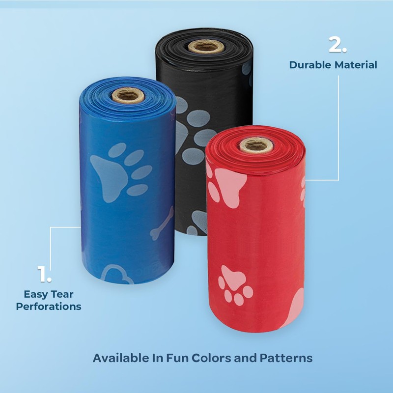 Best Pet Supplies Dog Poop Bags (360 Bags) for Waste