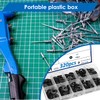 Seept 320PCS Black Pop Rivet washers Assortment kit for Black