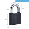 Yale - Y111B/60/132/1 Iron Padlock 60mm - Black - Hardened