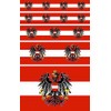 Daged Austria sticker card, 14 pieces, car, motorcycle, biker flag,
