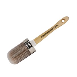Heirloom Traditions Syntec Fiber Medium Oval, Tapered Paint Brush for All-in-ONE Paint