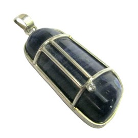 Beautiful Sodalite Gemstone Pendant Fashion Crystal Healing Gift Powerful Peace Handcrafted Accessory Wellness Meditation Psychic Energy Love