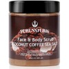 PureNaturis- Exfoliante de sal marina, café y coco exfoliante e