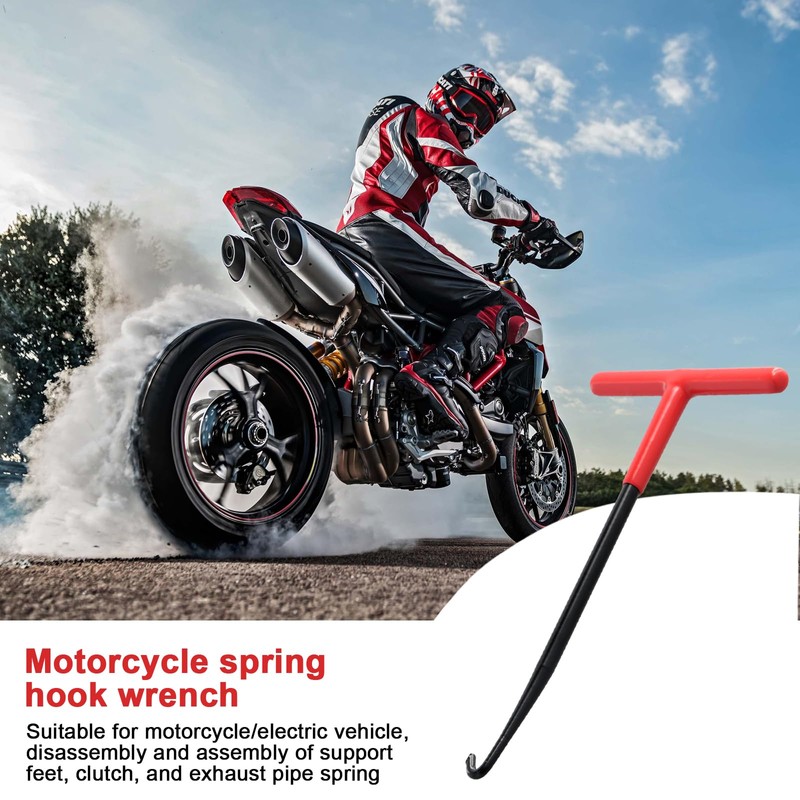 Exhaust Spring Hook, Spring Puller Made of Steel, T Hook